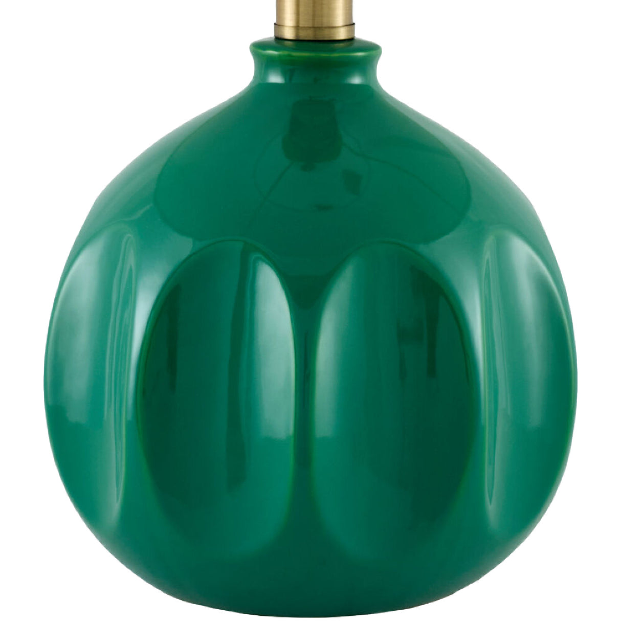 Linen Carved Ceramic Table Lamp | Oroa.com