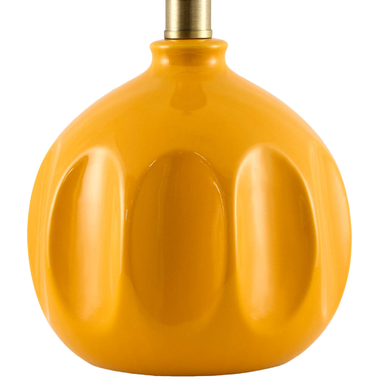 Linen Carved Ceramic Table Lamp | Oroa.com