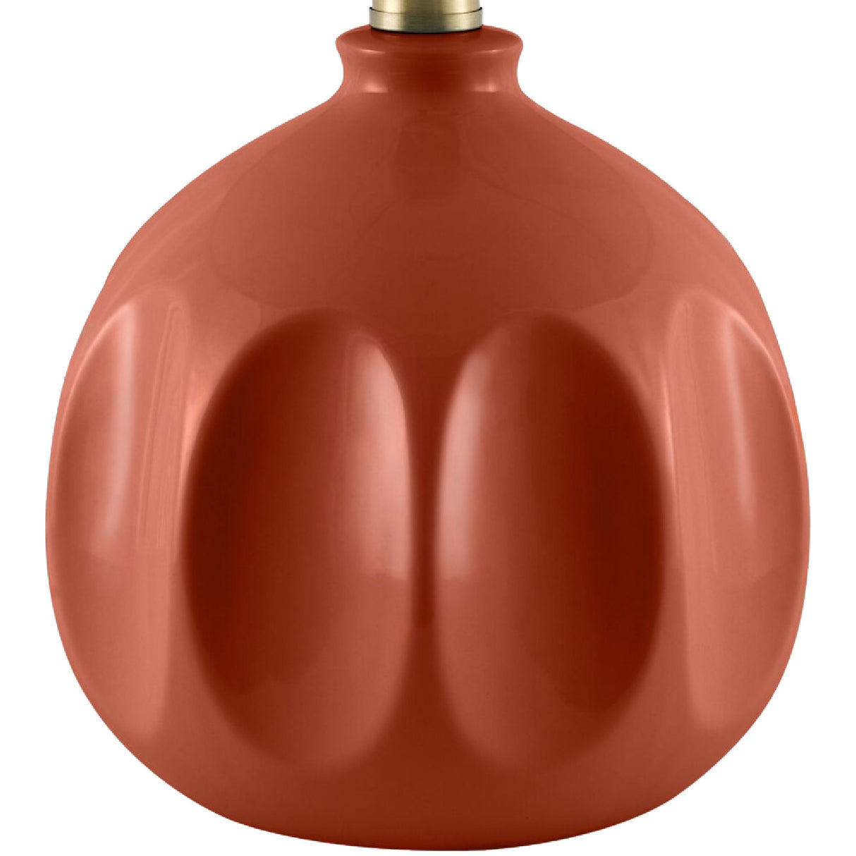 Linen Carved Ceramic Table Lamp | Oroa.com