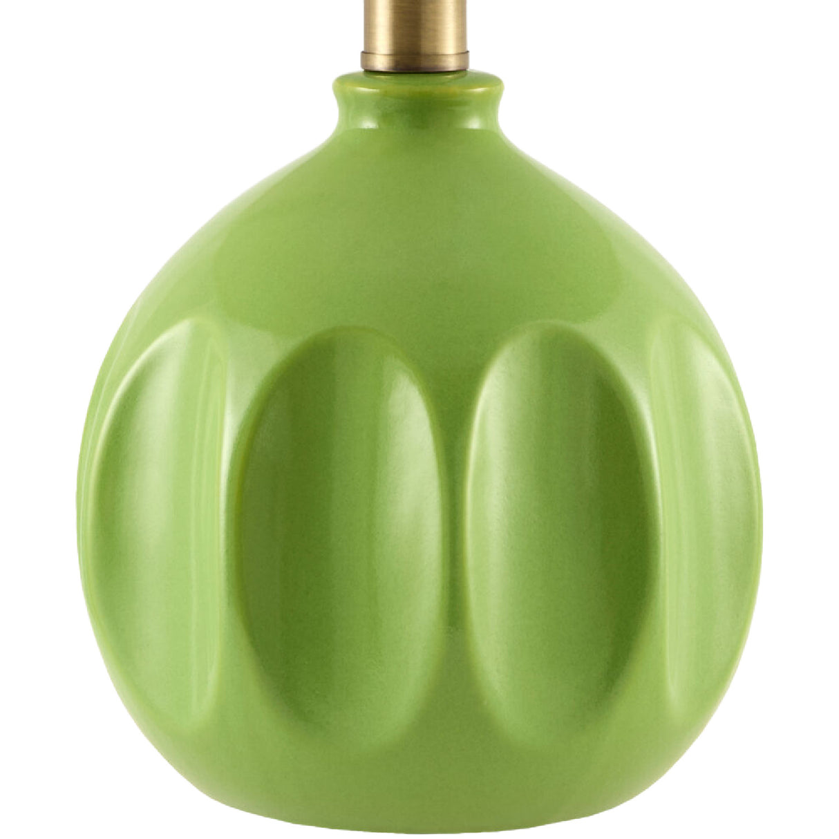 Linen Carved Ceramic Table Lamp | Oroa.com