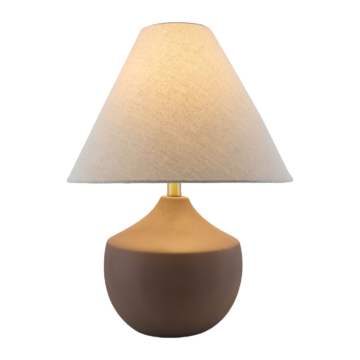Modern European furniture - Ceramic Beige Linen Table Lamp - www.oroa.com | Oroa.com