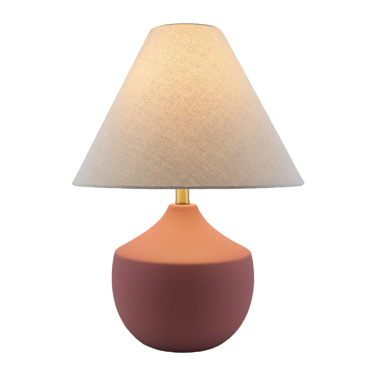 Modern European furniture - Ceramic Beige Linen Table Lamp - www.oroa.com | Oroa.com