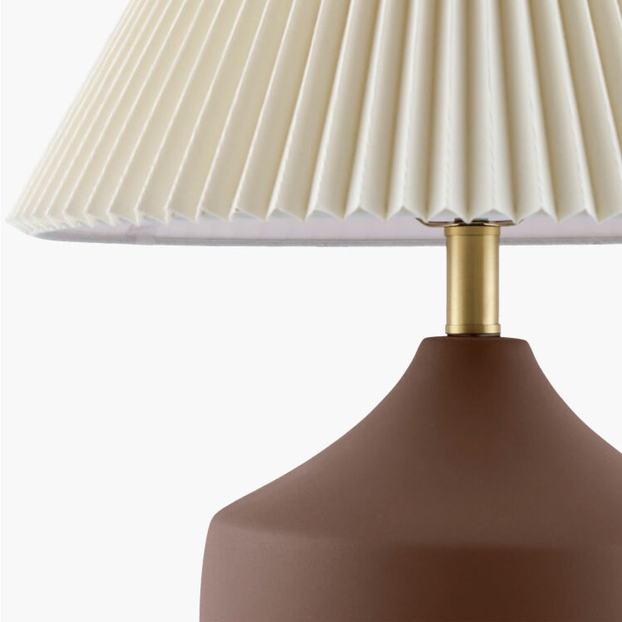 Modern European furniture - Ceramic Beige Linen Table Lamp - www.oroa.com | Oroa.com