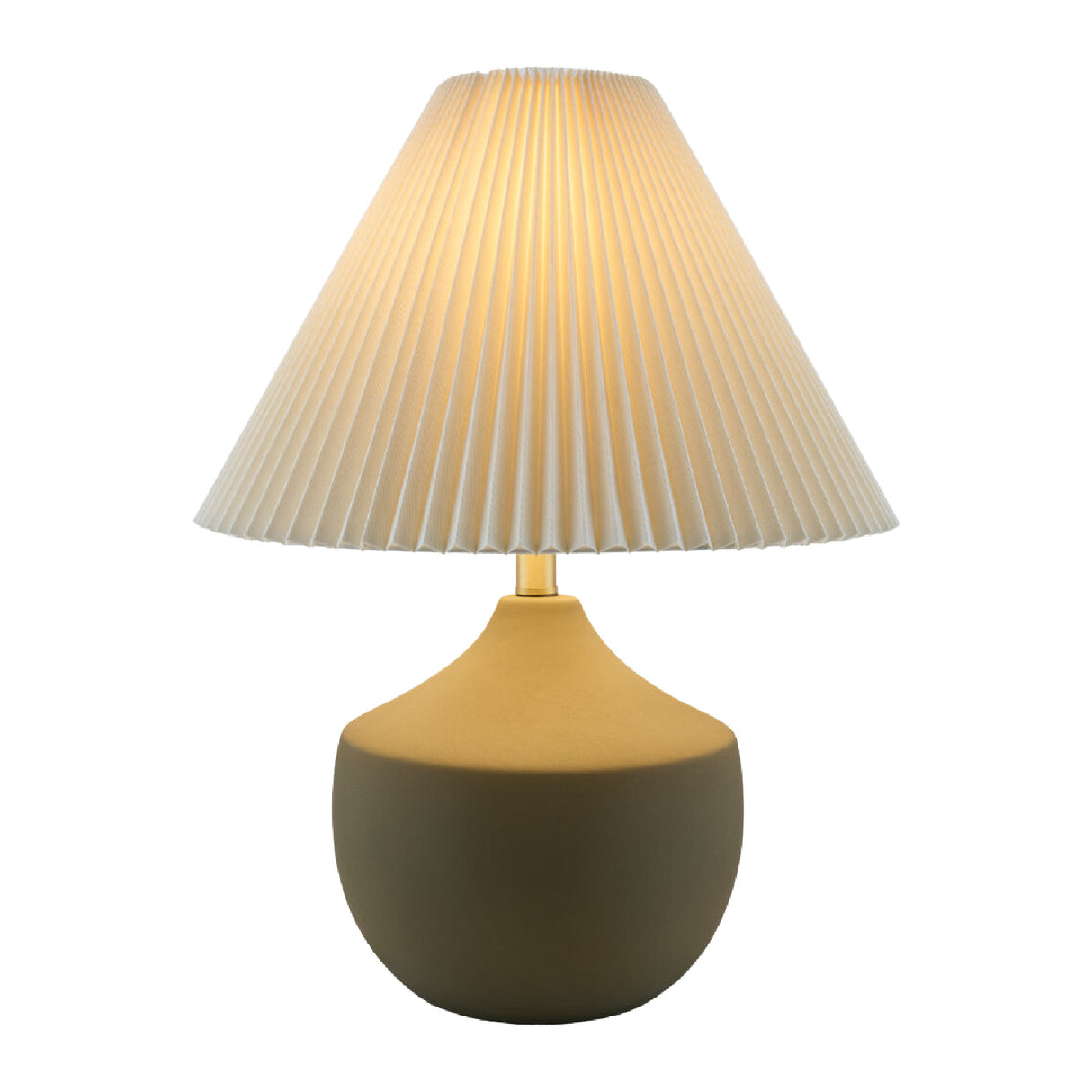 Modern European furniture - Ceramic Beige Linen Table Lamp - www.oroa.com | Oroa.com