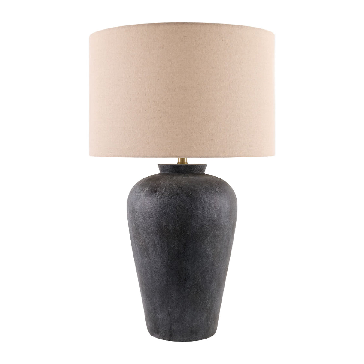 Modern European furniture - Painted Cement Linen Table Lamp - www.oroa.com | Oroa.com