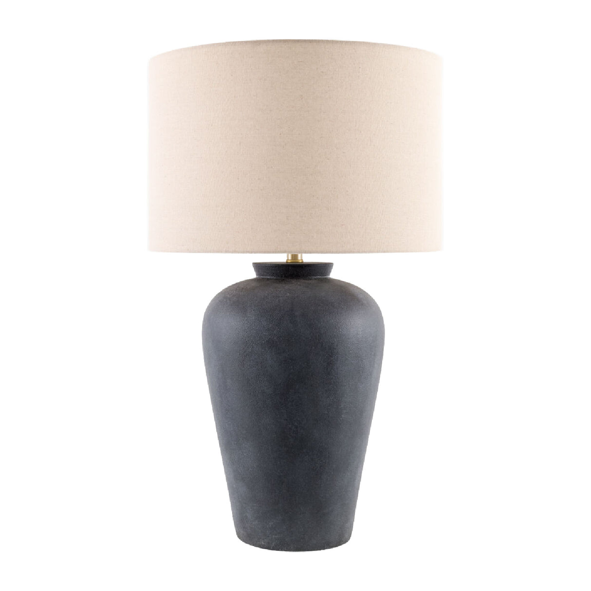 Modern European furniture - Painted Cement Linen Table Lamp - www.oroa.com | Oroa.com