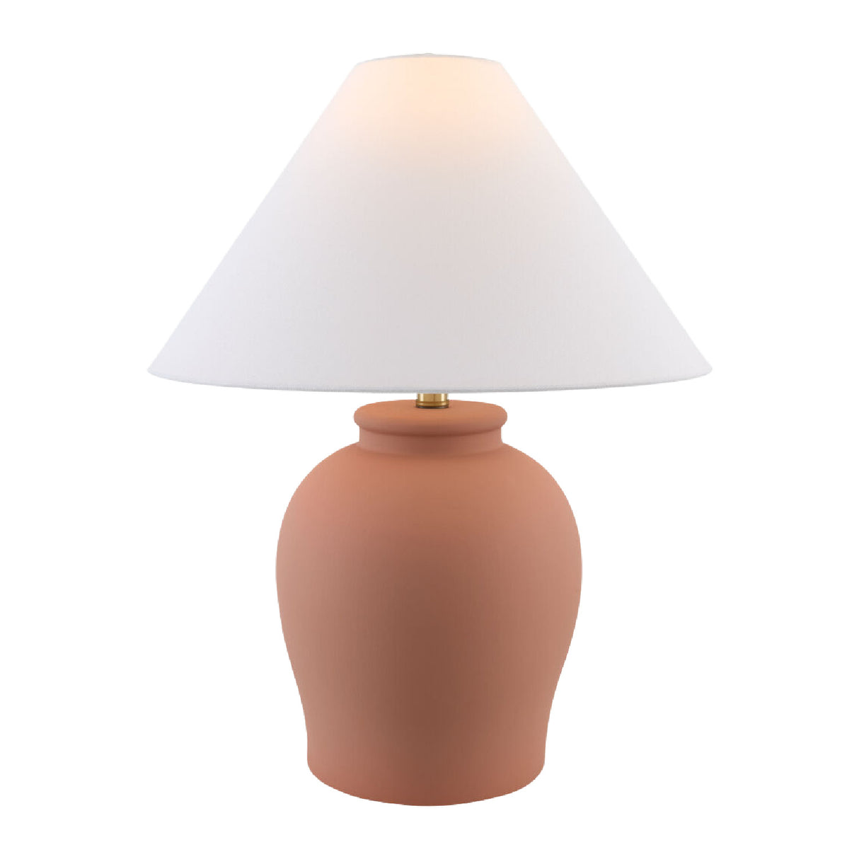Ceramic White Linen Table Lamp | Oroa.com