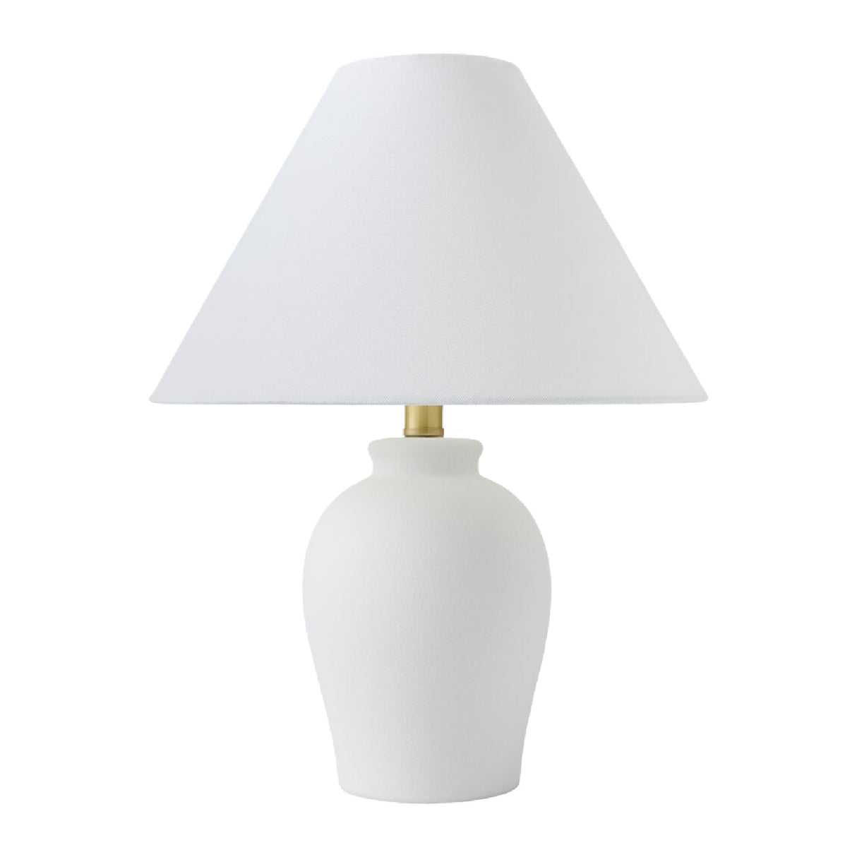 Modern European furniture - White Linen Empire Table Lamp - www.oroa.com | Oroa.com