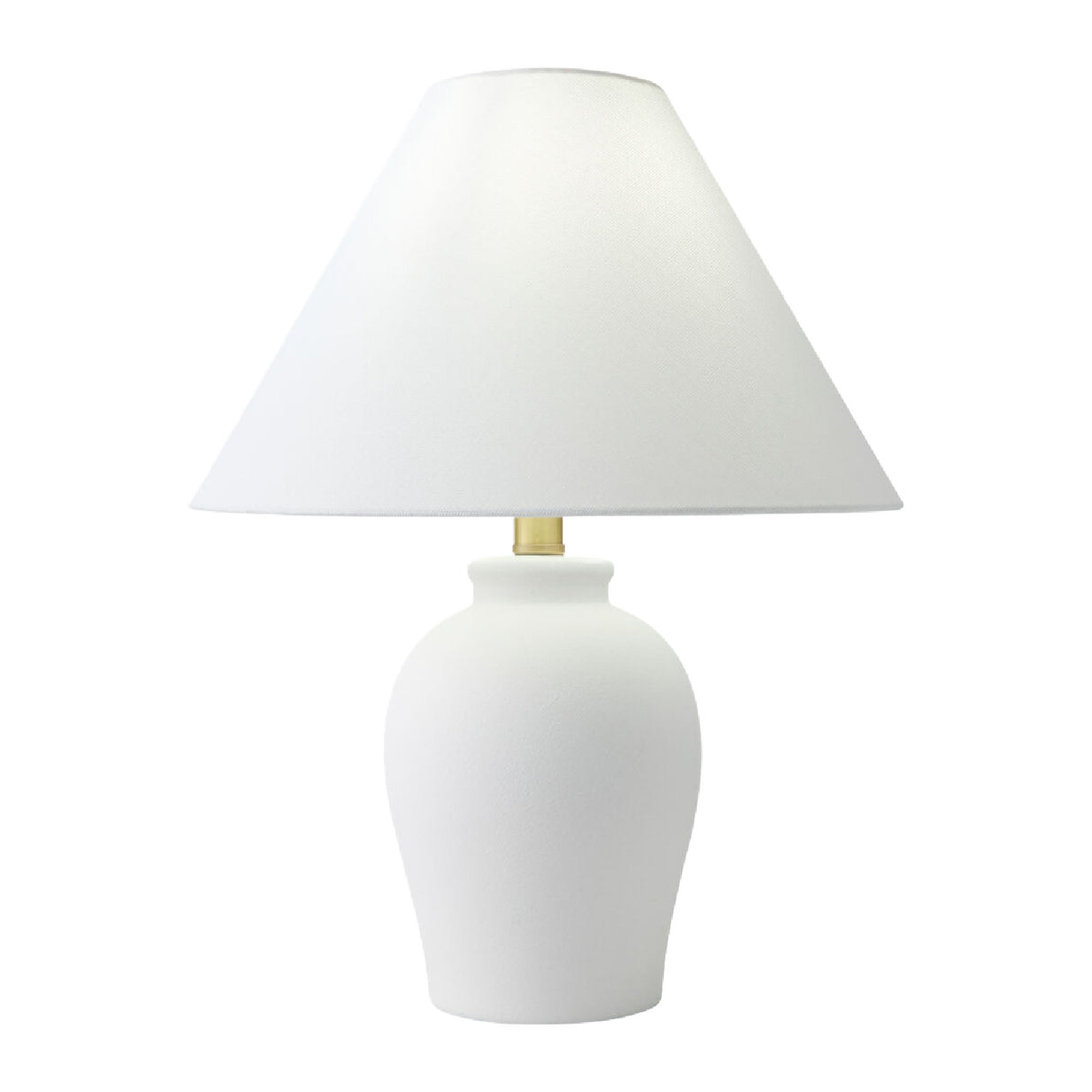 Modern European furniture - White Linen Empire Table Lamp - www.oroa.com | Oroa.com