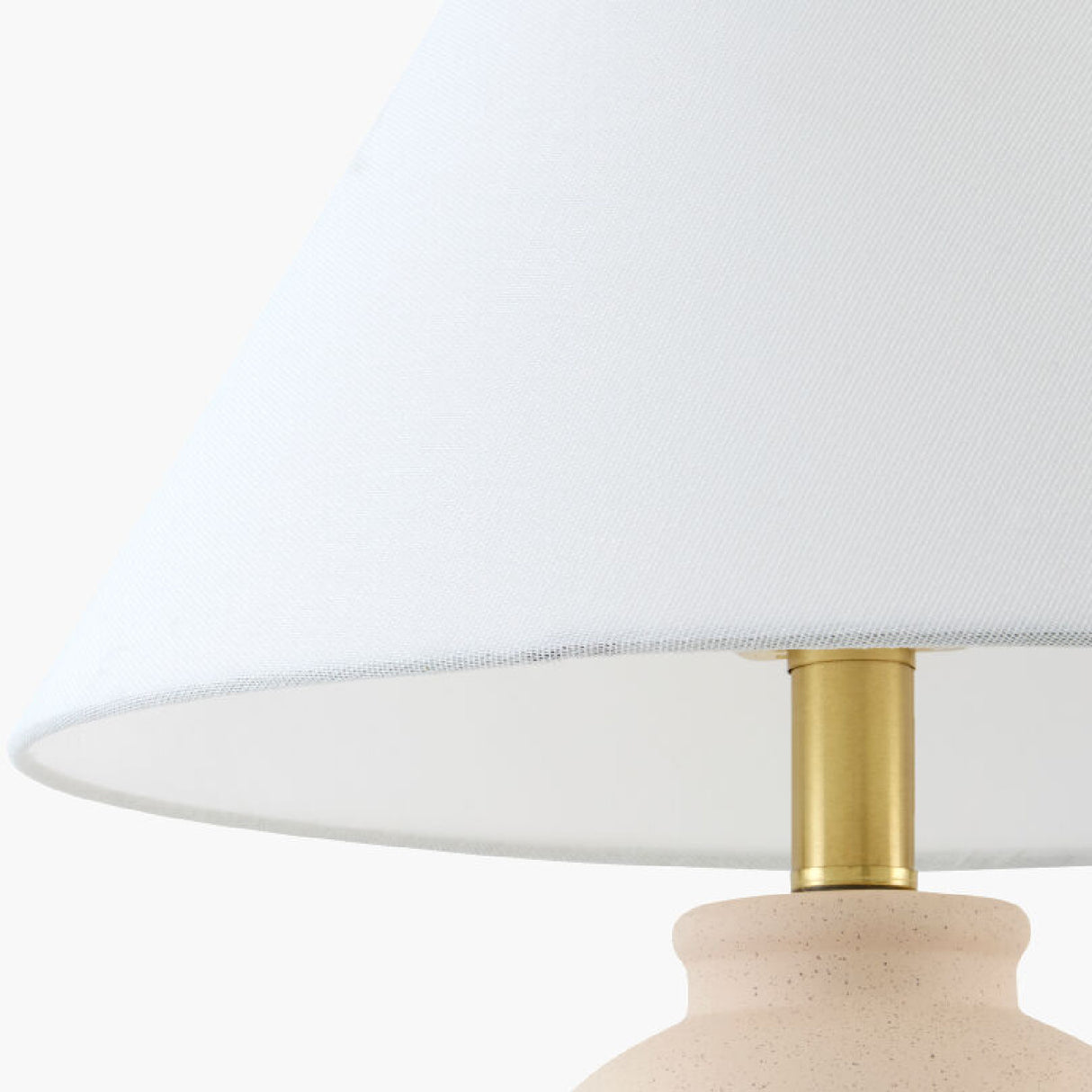 Modern European furniture - White Linen Empire Table Lamp - www.oroa.com | Oroa.com