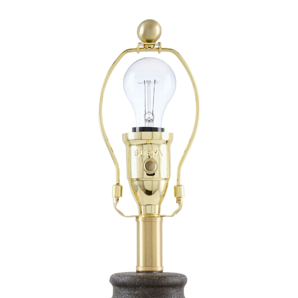 Modern European furniture - White Linen Empire Table Lamp - www.oroa.com | Oroa.com