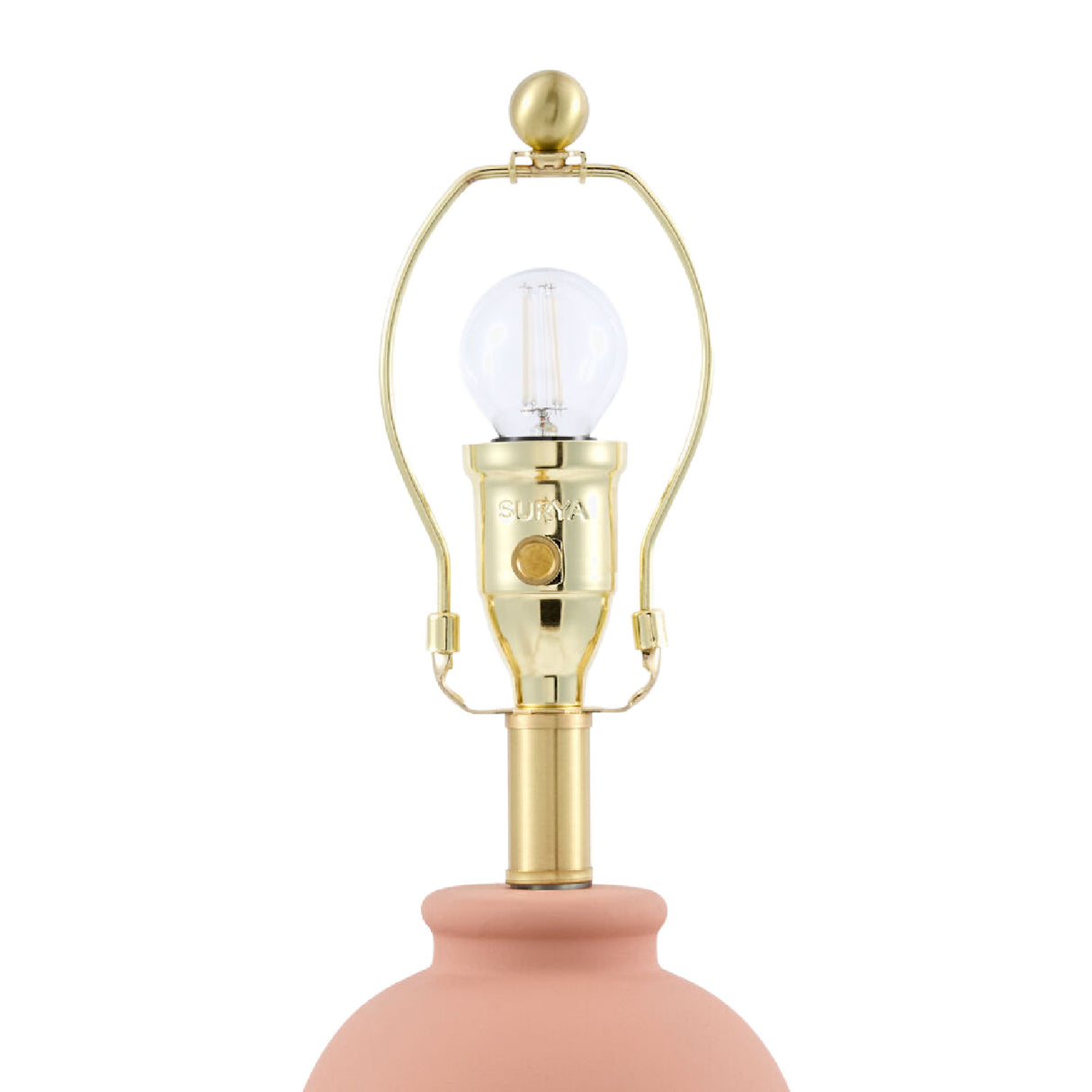 Brown Linen Pleated Table Lamp | Oroa.com