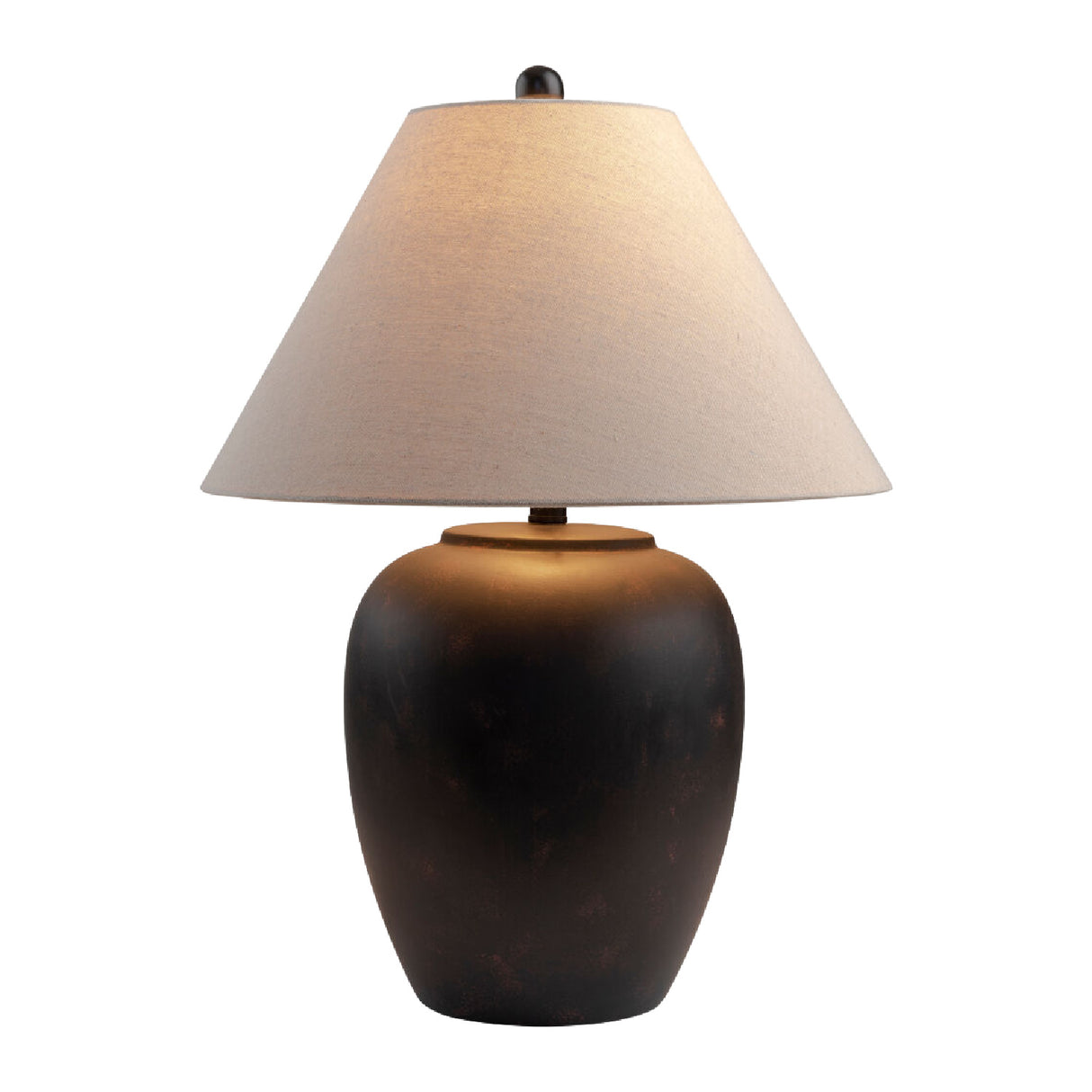 Modern European furniture - Ceramic Beige Linen Table Lamp - www.oroa.com | Oroa.com