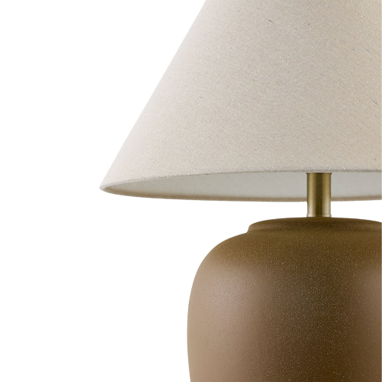 Modern European furniture - Ceramic Beige Linen Table Lamp - www.oroa.com | Oroa.com