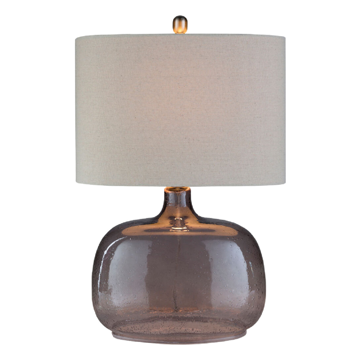 Modern European furniture - Gray Clear Glass Table Lamp - www.oroa.com | Oroa.com