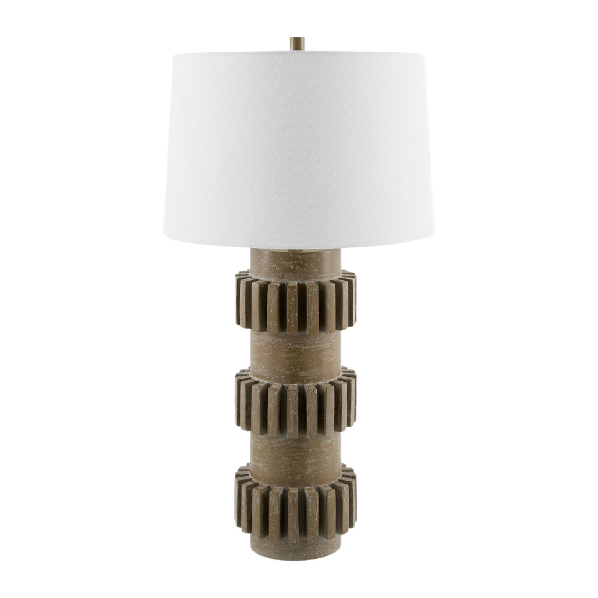 Modern Carved Accent Table Lamp | Oroa.com