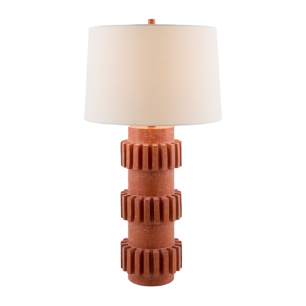Modern Carved Accent Table Lamp | Oroa.com