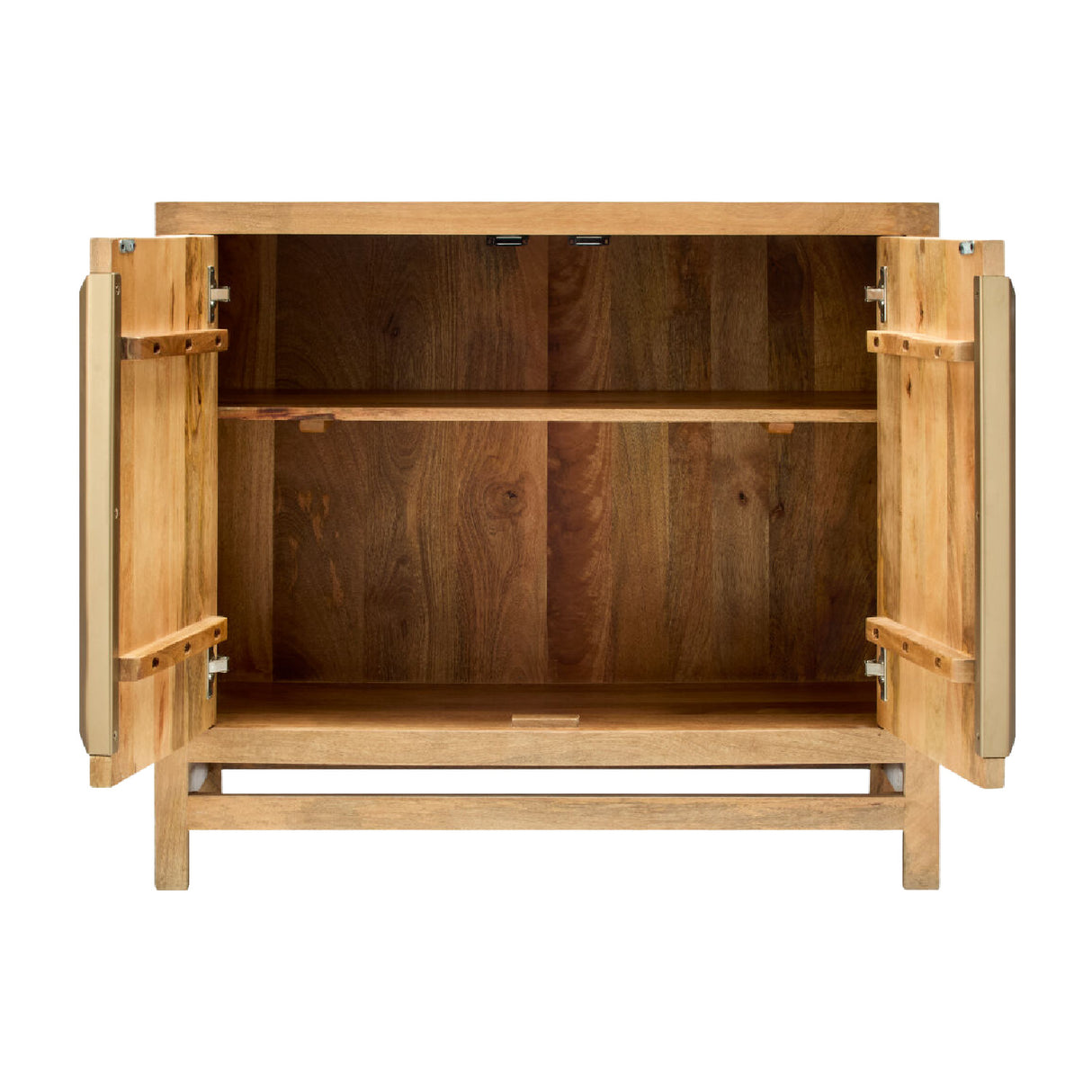 Modern furniture - Mango Wood 2-Door Cabinet - www.oroa.com | Oroa.com