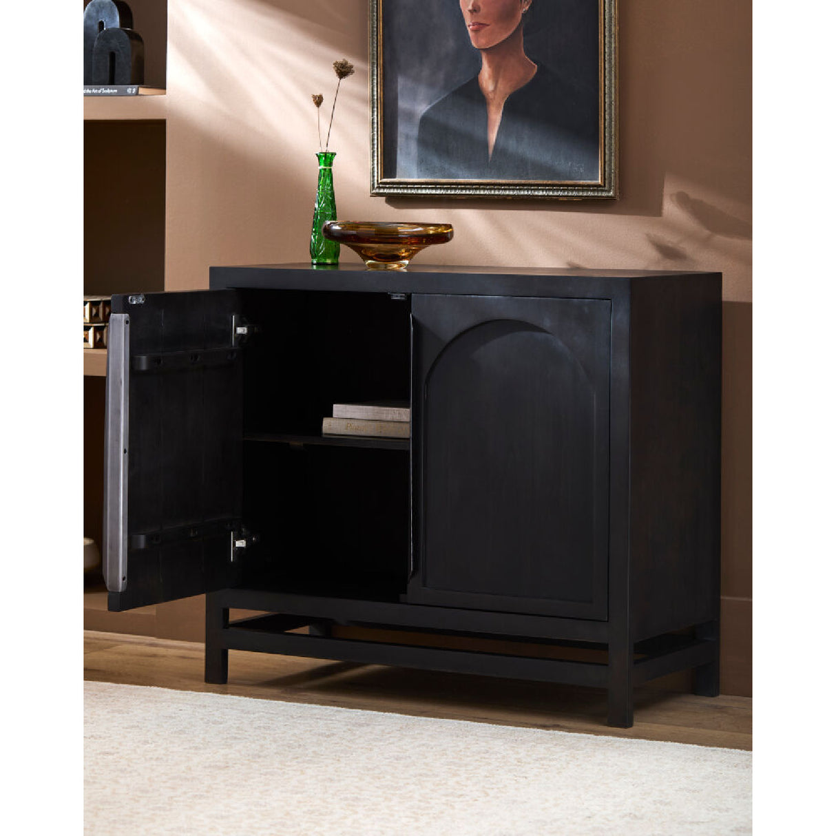 Modern furniture - Mango Wood 2-Door Cabinet - www.oroa.com | Oroa.com