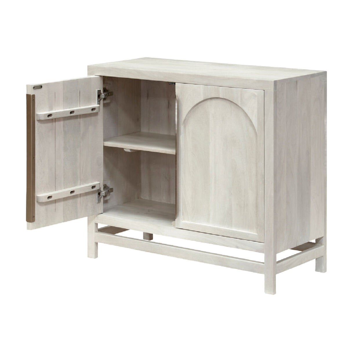 Modern furniture - Mango Wood 2-Door Cabinet - www.oroa.com | Oroa.com