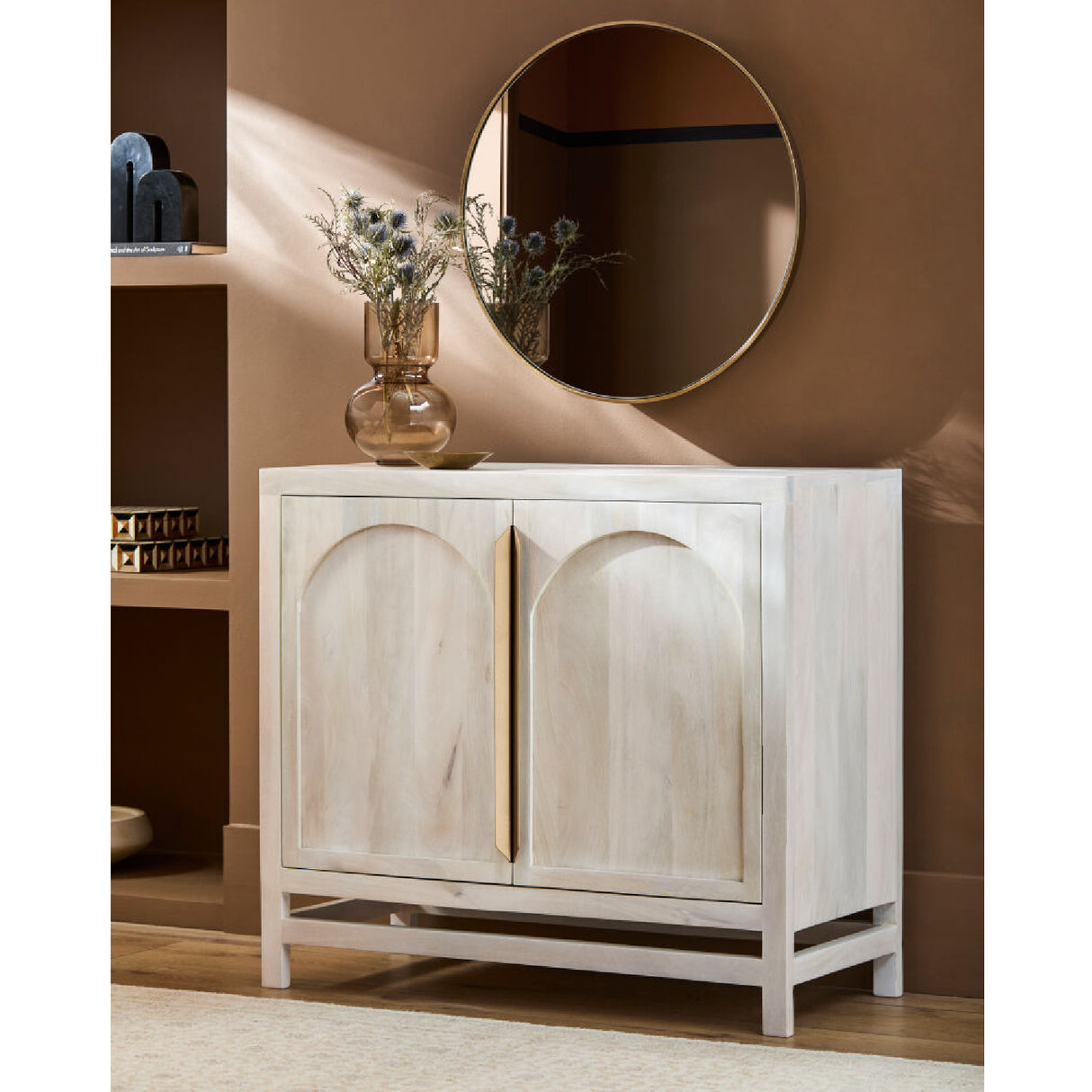 Modern furniture - Mango Wood 2-Door Cabinet - www.oroa.com | Oroa.com