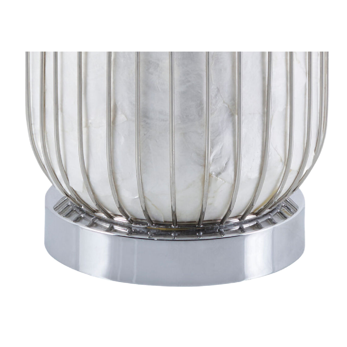 Modern European furniture - White Shell Accent Table Lamp - www.oroa.com | Oroa.com