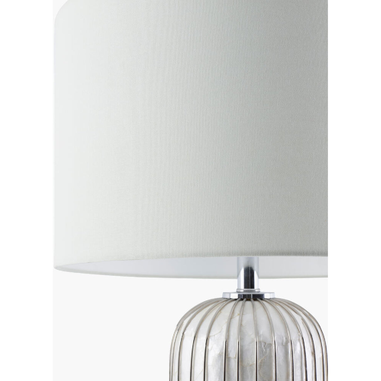Modern European furniture - White Shell Accent Table Lamp - www.oroa.com | Oroa.com