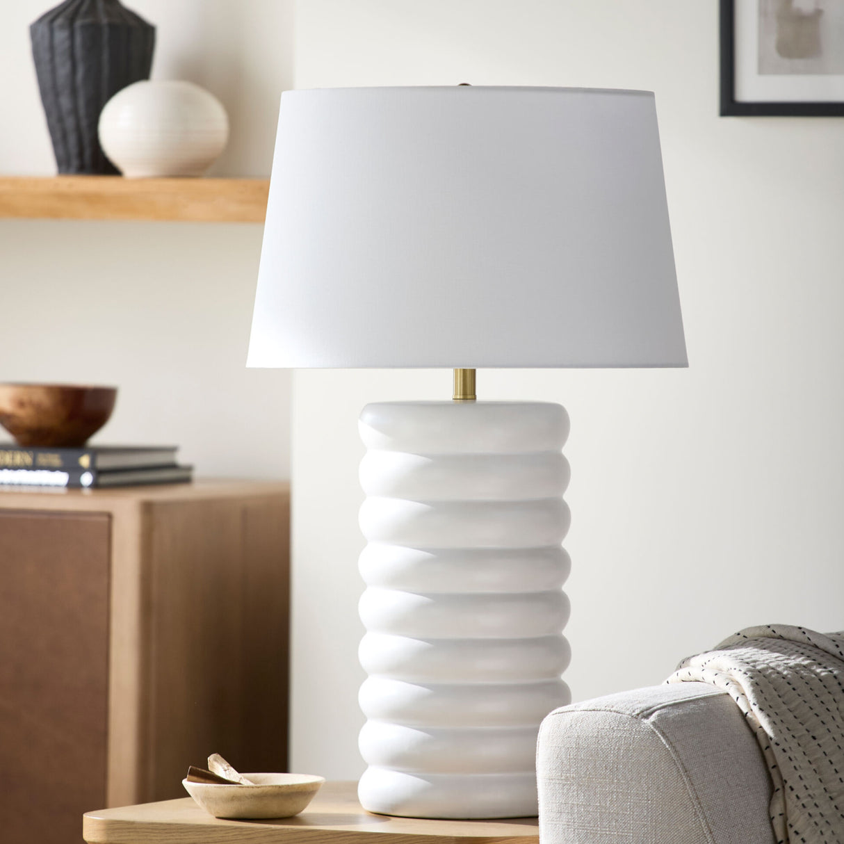 Glazed Ceramic Table Lamp | Oroa.com