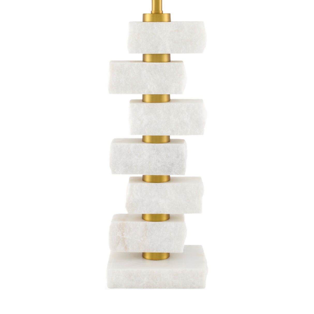 Organic Marble Stacked Table Lamp | Oroa.com