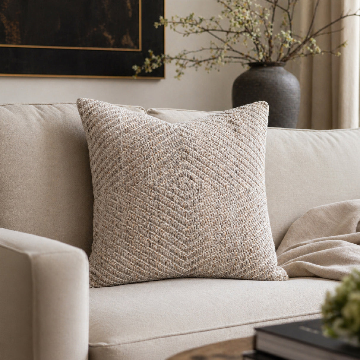 Modern European furniture - Woven Yarn Pillow - www.oroa.com | Oroa.com