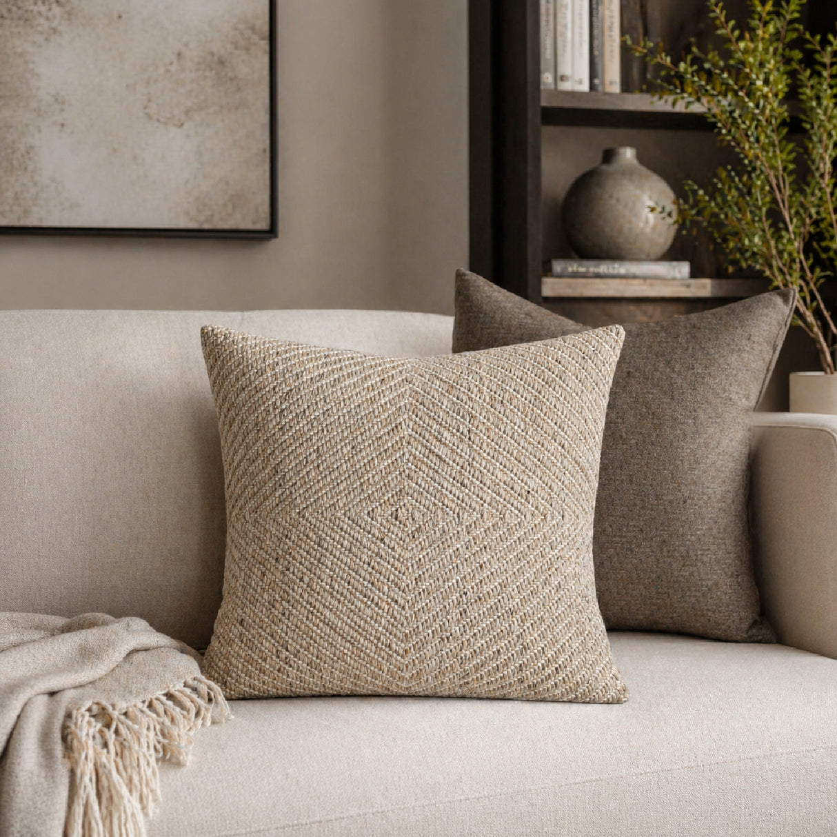 Modern European furniture - Woven Yarn Pillow - www.oroa.com | Oroa.com