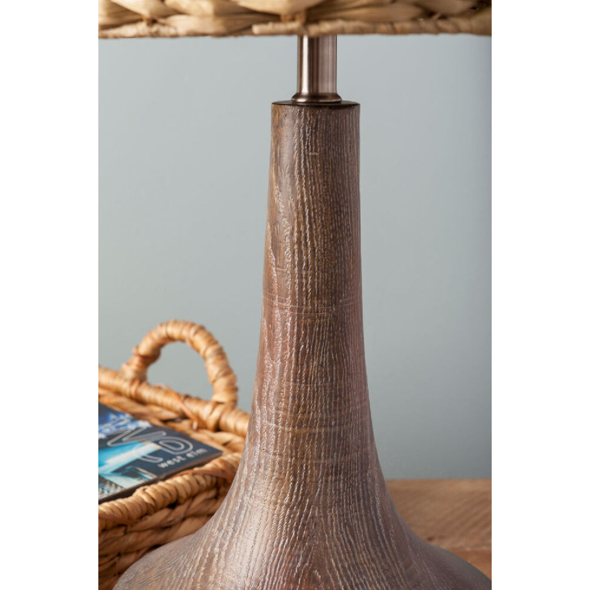Modern European furniture - Braided Natural Seagrass Table Lamp - www.oroa.com | Oroa.com