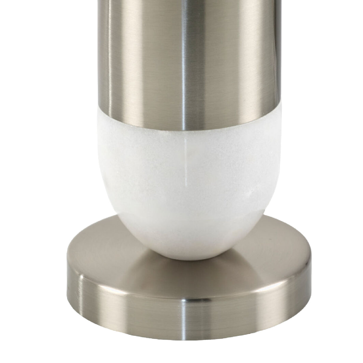 Modern European furniture - Silver Wrapped Marble Table Lamp - www.oroa.com | Oroa.com