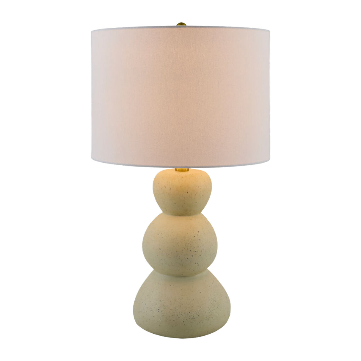 Modern European furniture - White Linen Modern Table Lamp - www.oroa.com | Oroa.com