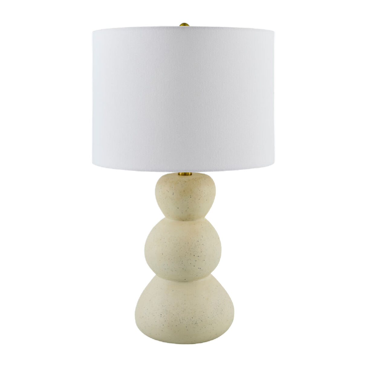 Modern European furniture - White Linen Modern Table Lamp - www.oroa.com | Oroa.com
