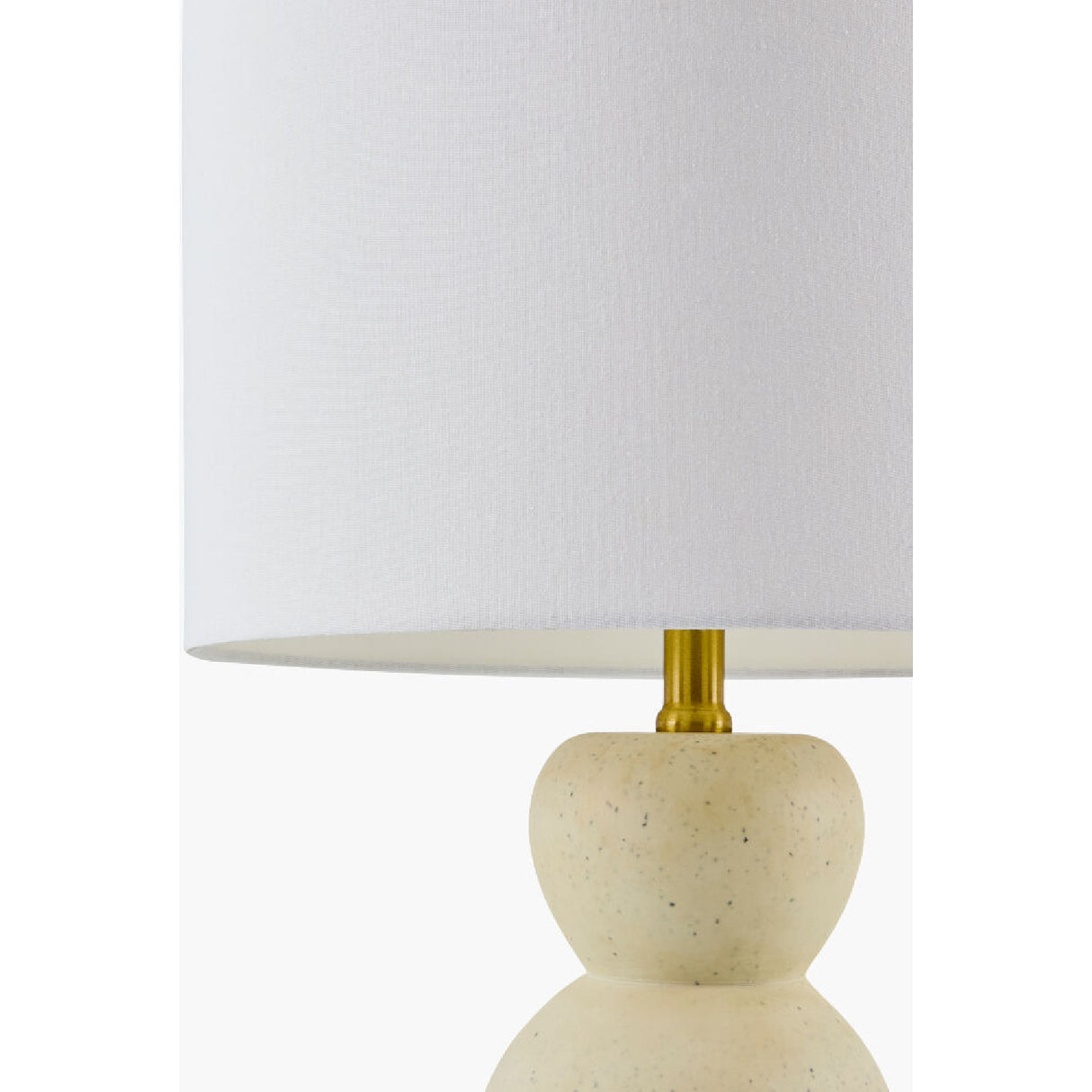 Modern European furniture - White Linen Modern Table Lamp - www.oroa.com | Oroa.com