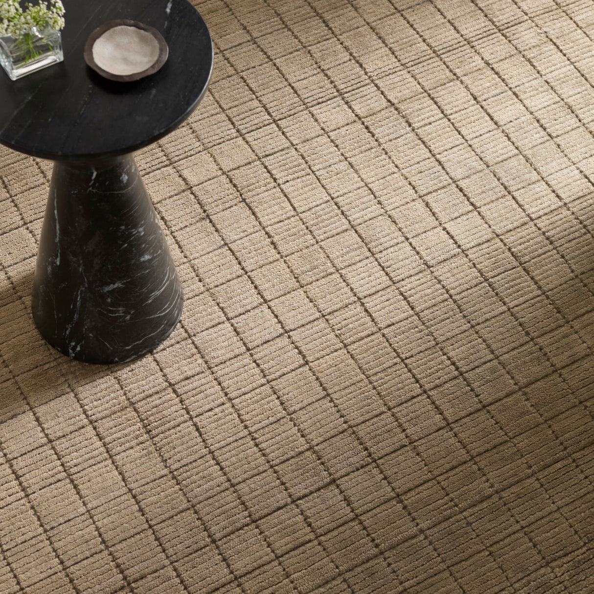 Modern furniture - Hand-Loomed Square Pattern Table Runner - www.oroa.com | Oroa.com