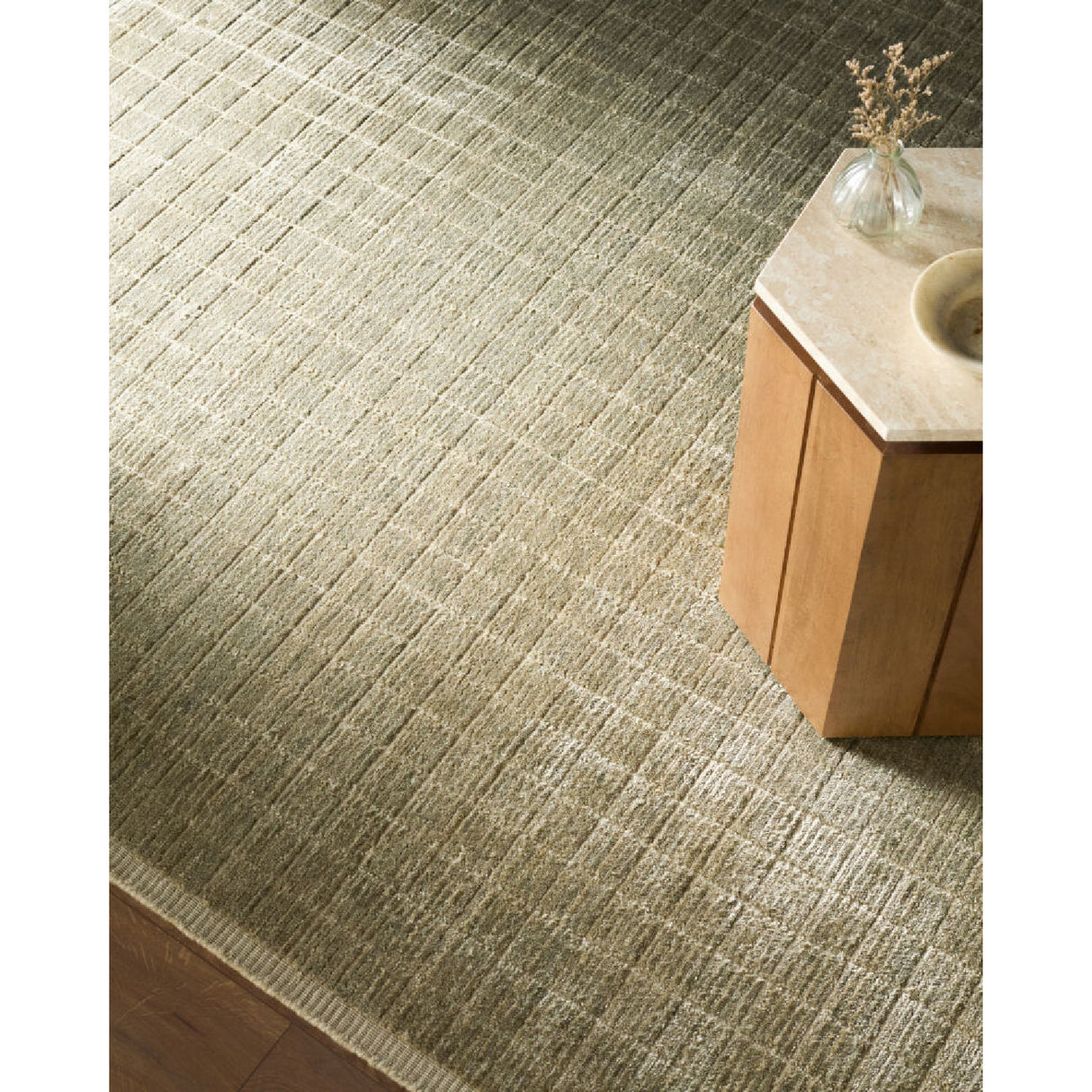 Modern furniture - Hand-Loomed Square Pattern Carpet - www.oroa.com | Oroa.com