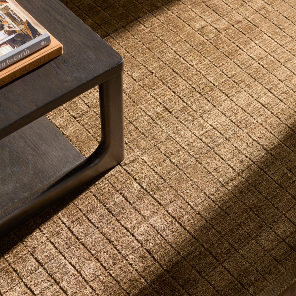 Modern furniture - Hand-Loomed Square Pattern Table Runner - www.oroa.com | Oroa.com