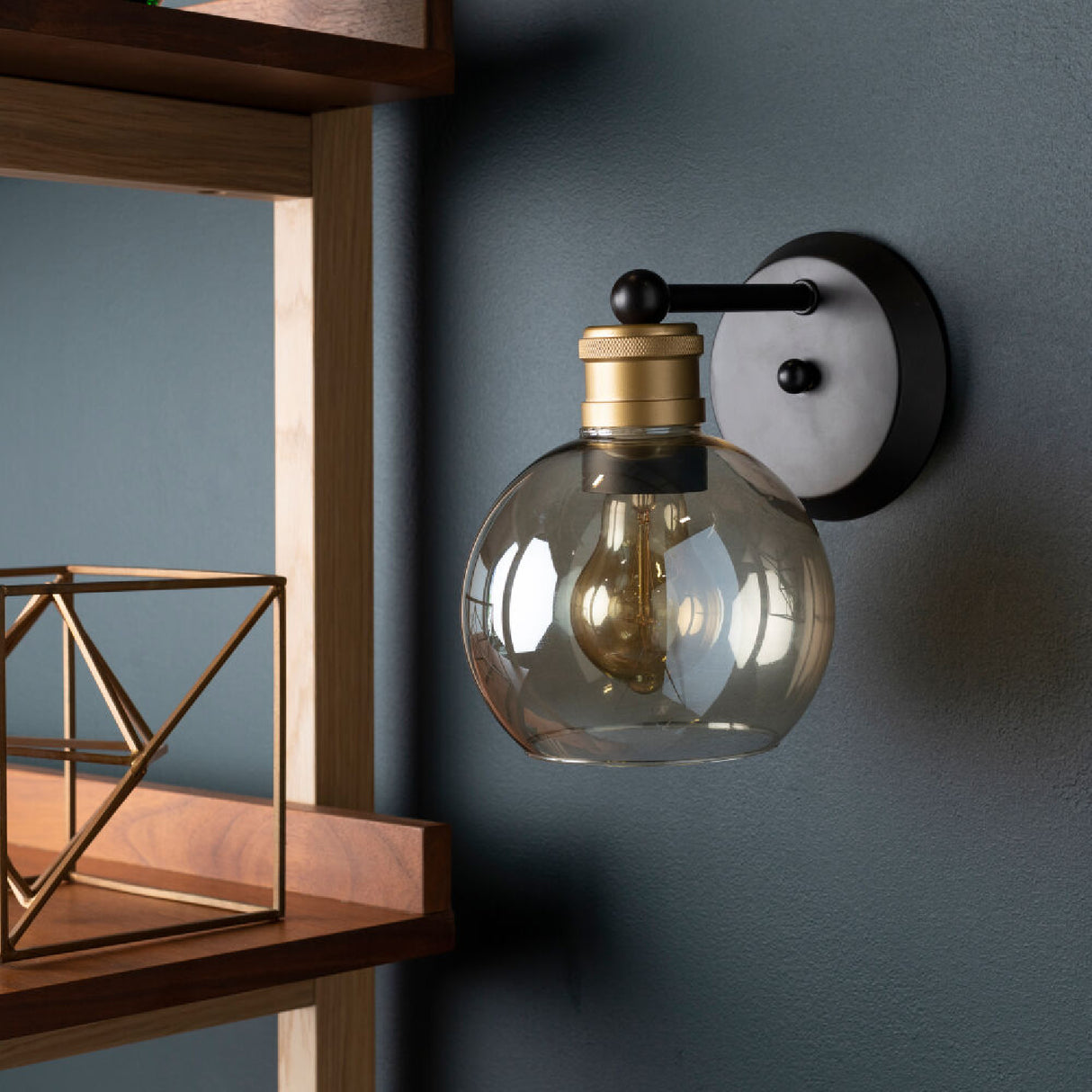 Modern European furniture - Round Champagne Glass Wall Lamp - www.oroa.com | Oroa.com