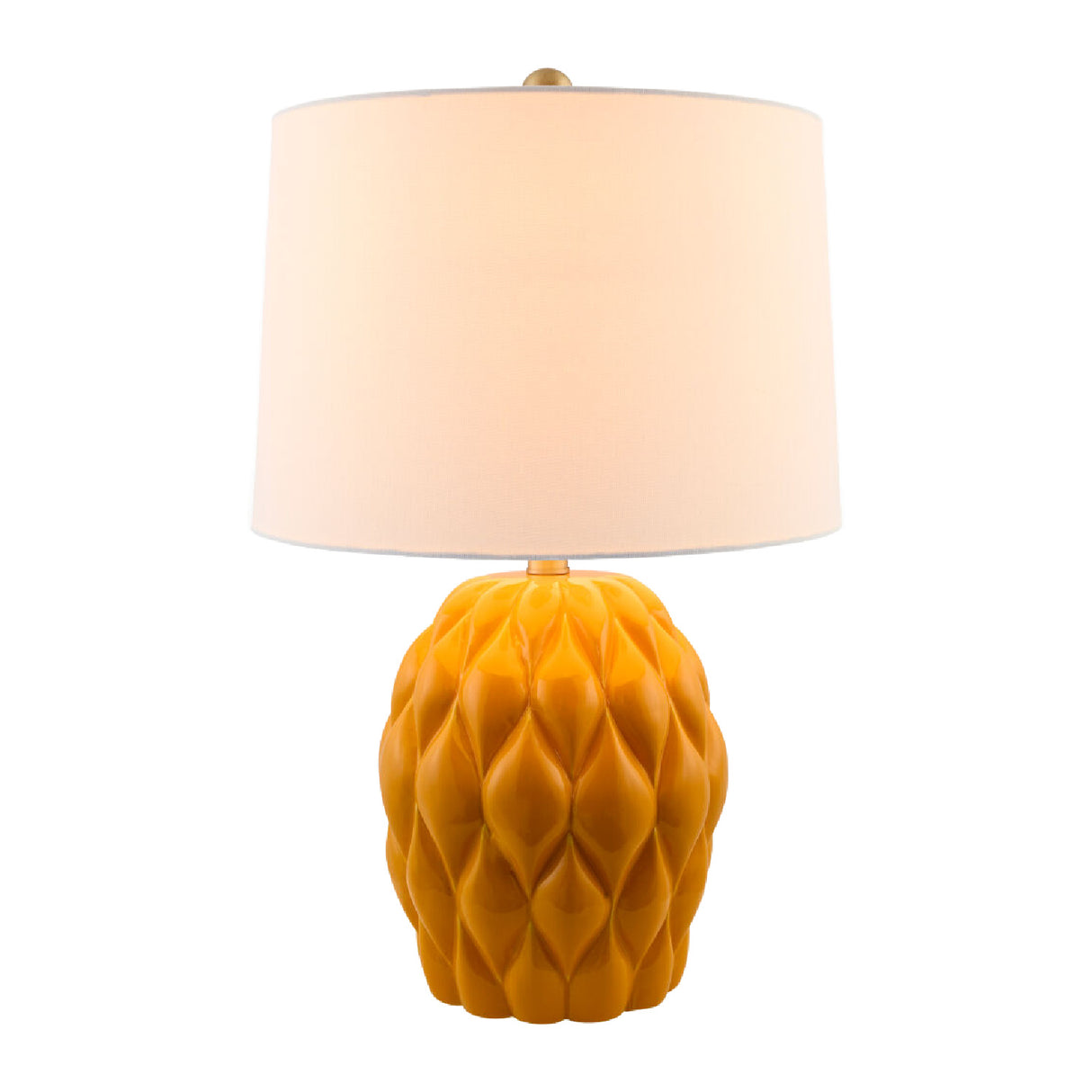 Modern European furniture - Reliefed Ceramic Accent Table Lamp - www.oroa.com | Oroa.com