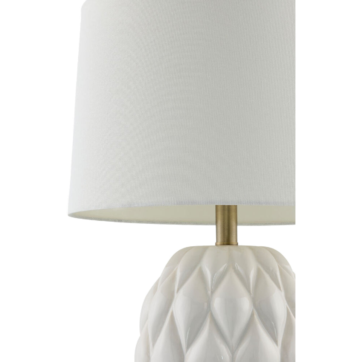 Modern European furniture - Reliefed Ceramic Accent Table Lamp - www.oroa.com | Oroa.com
