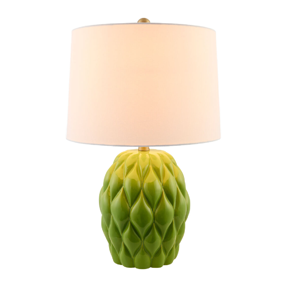 Modern European furniture - Reliefed Ceramic Accent Table Lamp - www.oroa.com | Oroa.com
