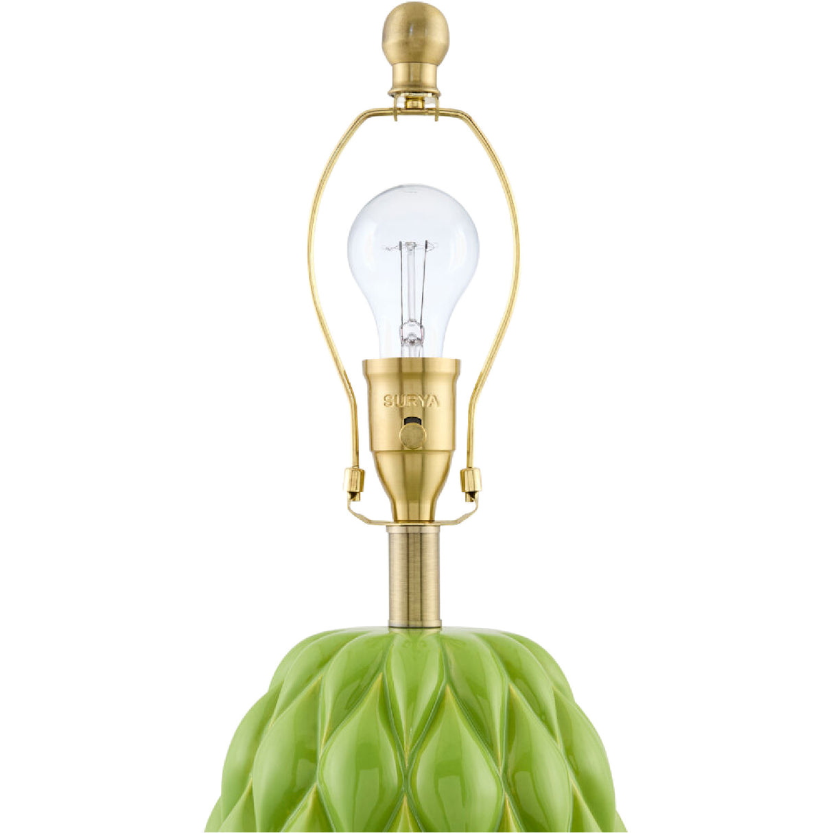 Modern European furniture - Reliefed Ceramic Accent Table Lamp - www.oroa.com | Oroa.com