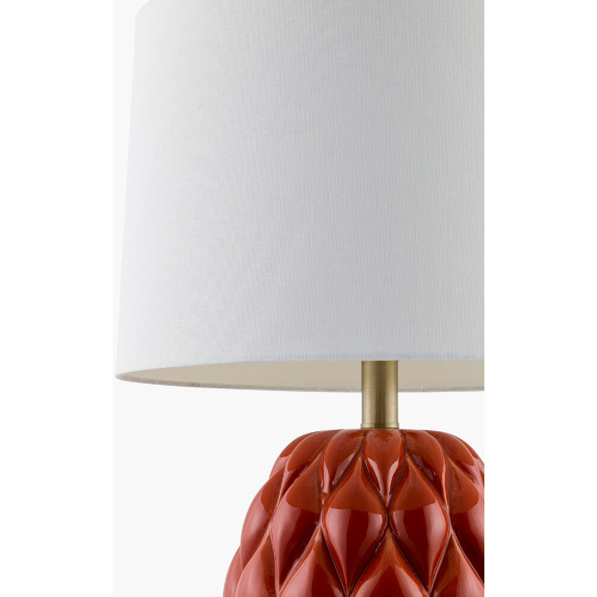Modern European furniture - Reliefed Ceramic Accent Table Lamp - www.oroa.com | Oroa.com
