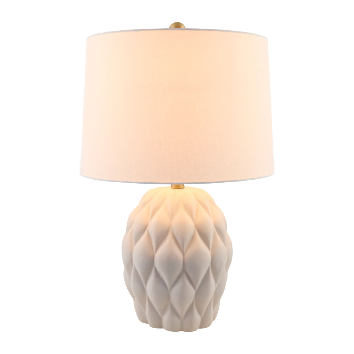 Modern European furniture - Reliefed Ceramic Accent Table Lamp - www.oroa.com | Oroa.com