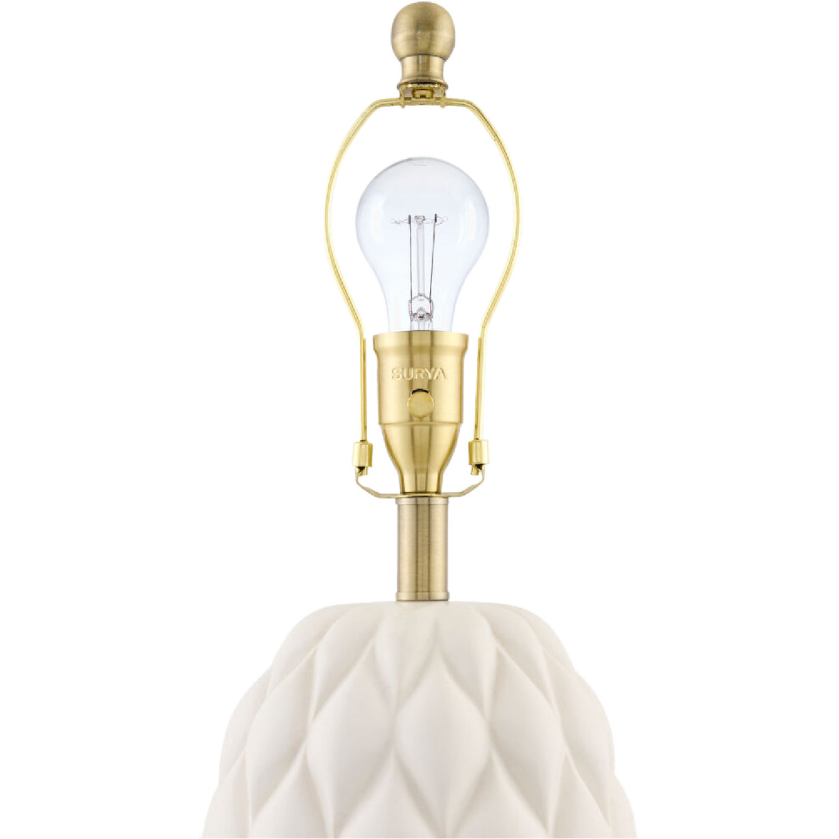 Modern European furniture - Reliefed Ceramic Accent Table Lamp - www.oroa.com | Oroa.com