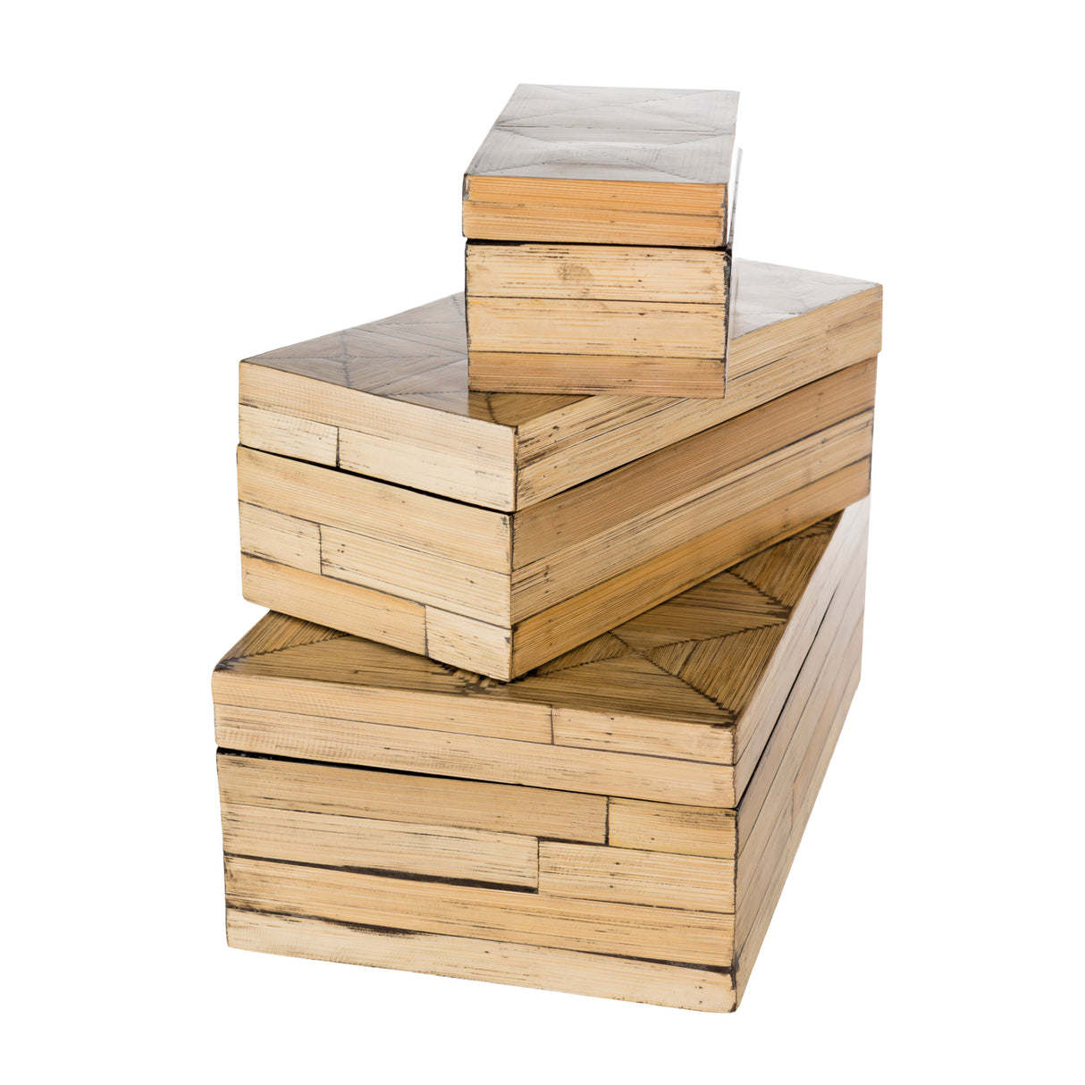 Modern European furniture - Natural Bamboo Garden Box Set (3) - www.oroa.com | Oroa.com