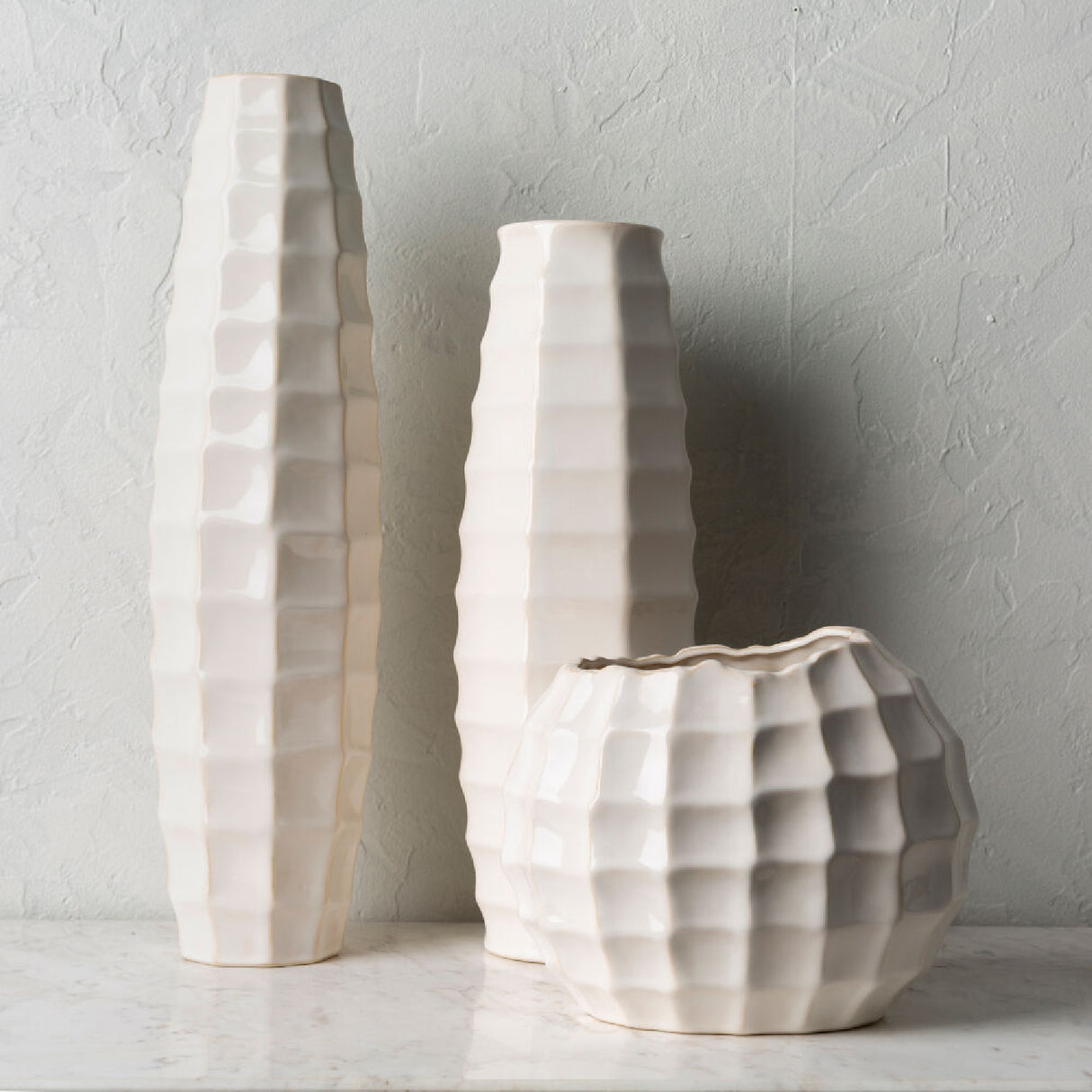 Modern European furniture - Glazed Ceramic Outdoor Vases (3) - www.oroa.com | Oroa.com
