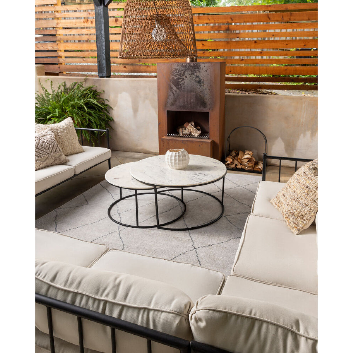 Modern European furniture - Glazed Ceramic Outdoor Vases (3) - www.oroa.com | Oroa.com